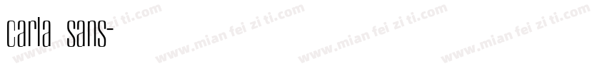 carla sans字体转换
